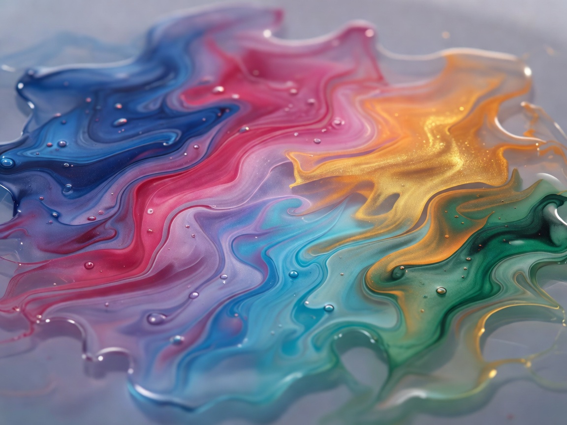 Bespoke abstract fluid gradient design preview