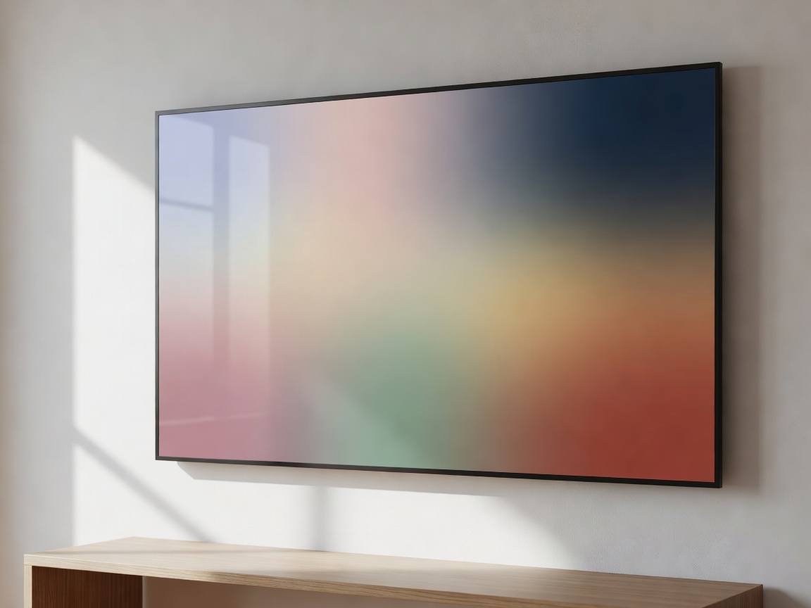 Harmonious color palette visualization screen