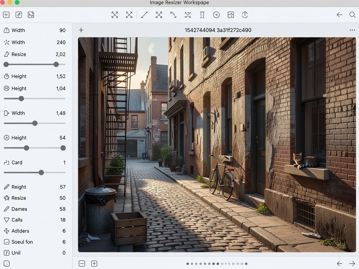 Image Resizer Workspace preview screenshot